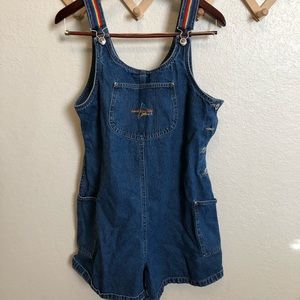 VINTAGE ROUTE 66 RAINBOW OVERALLS / JUMPSUIT